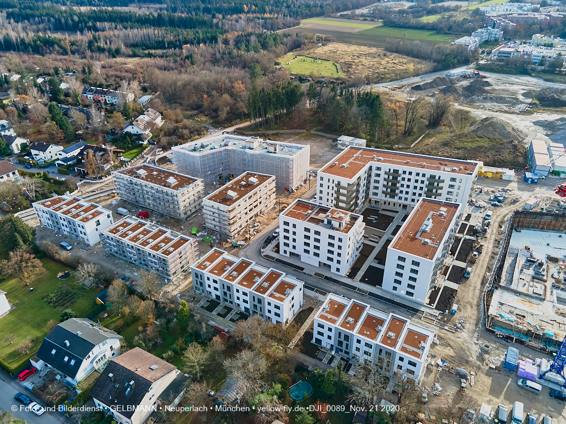 21.11.2020 - Piederstrorfer Gelände und Alexisquartier in Neuperlach in München